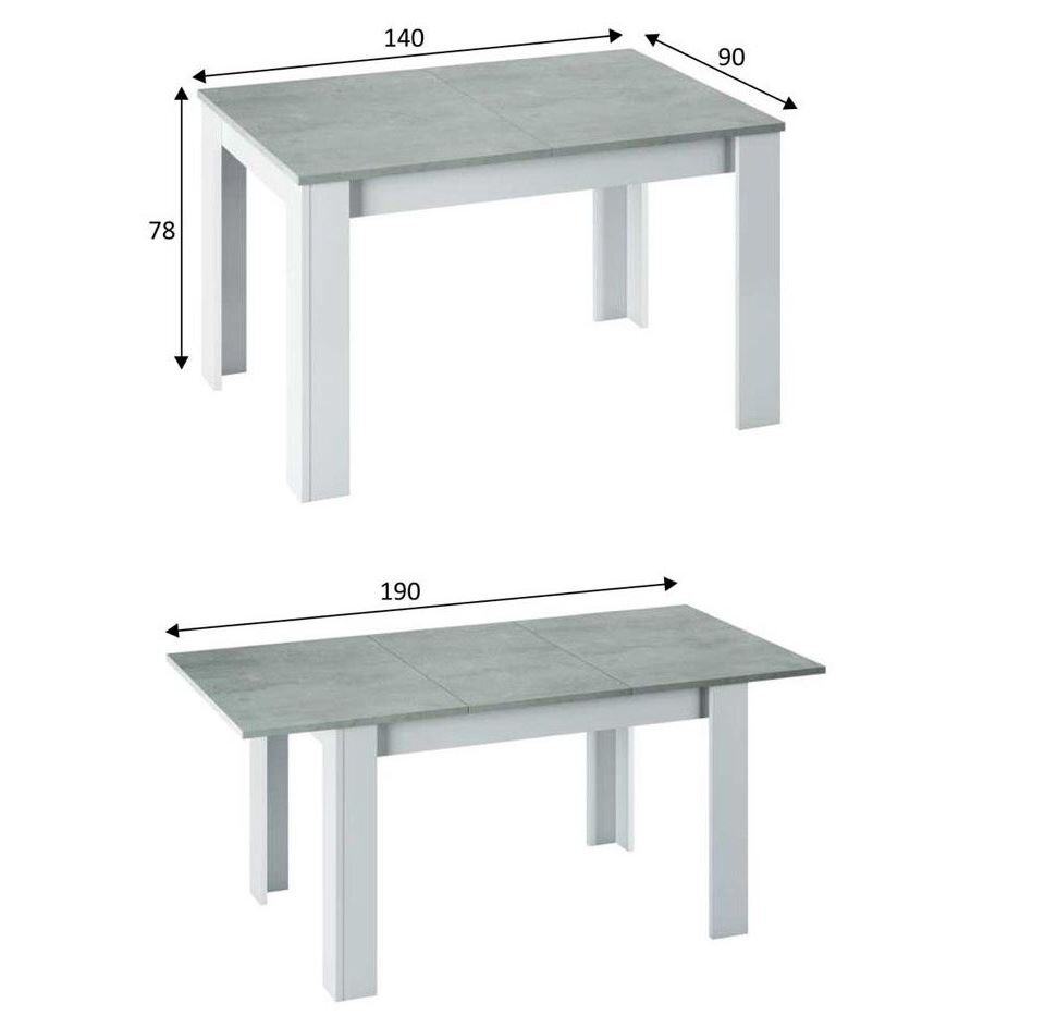 Mesa Extensible Kendra. Comedor o Cocina