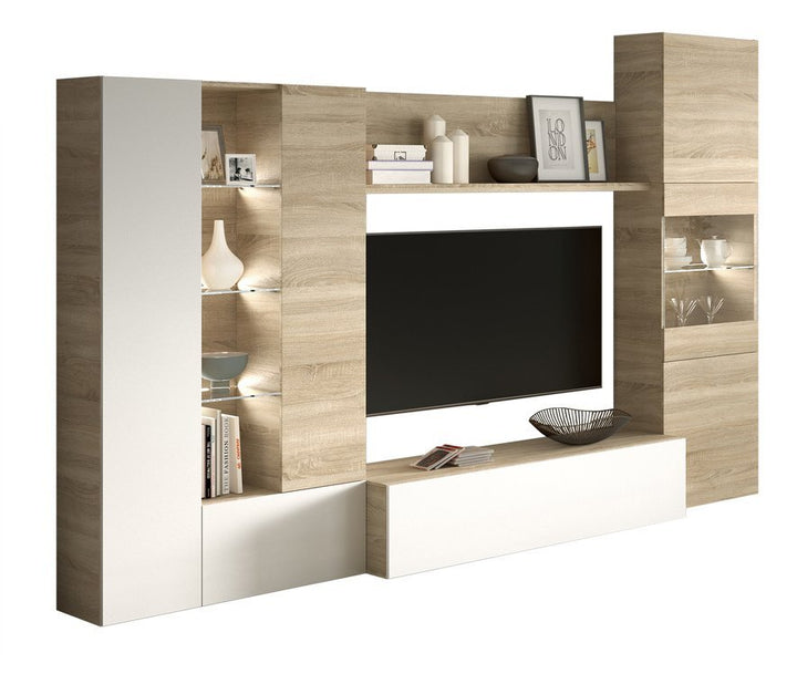 Conjunto Mueble de Salon con Luz Essential