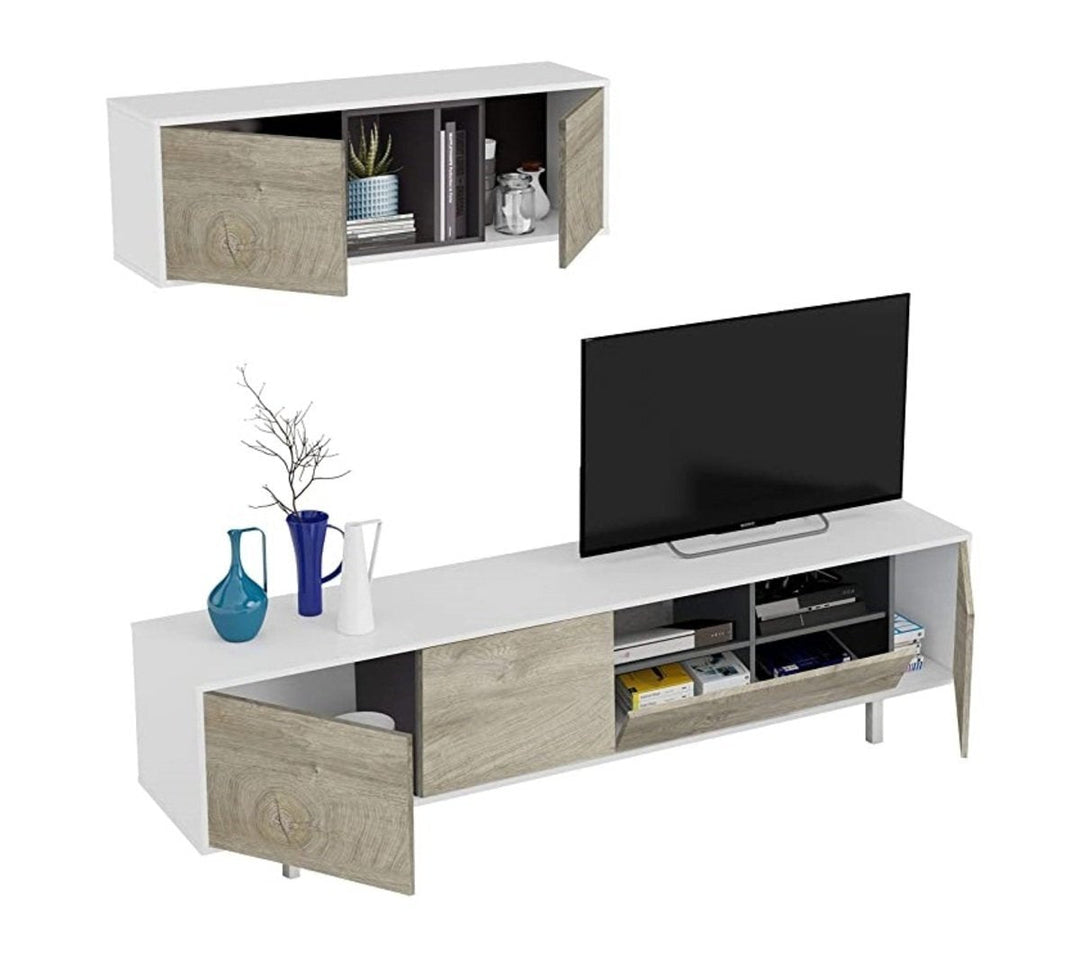 Mueble TV Ciara + Estante. Conjunto Muebles de Salon