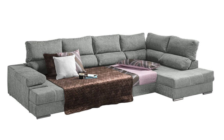 Mega Sofa Cama Chaise Longue Rinconera Italia 315cm