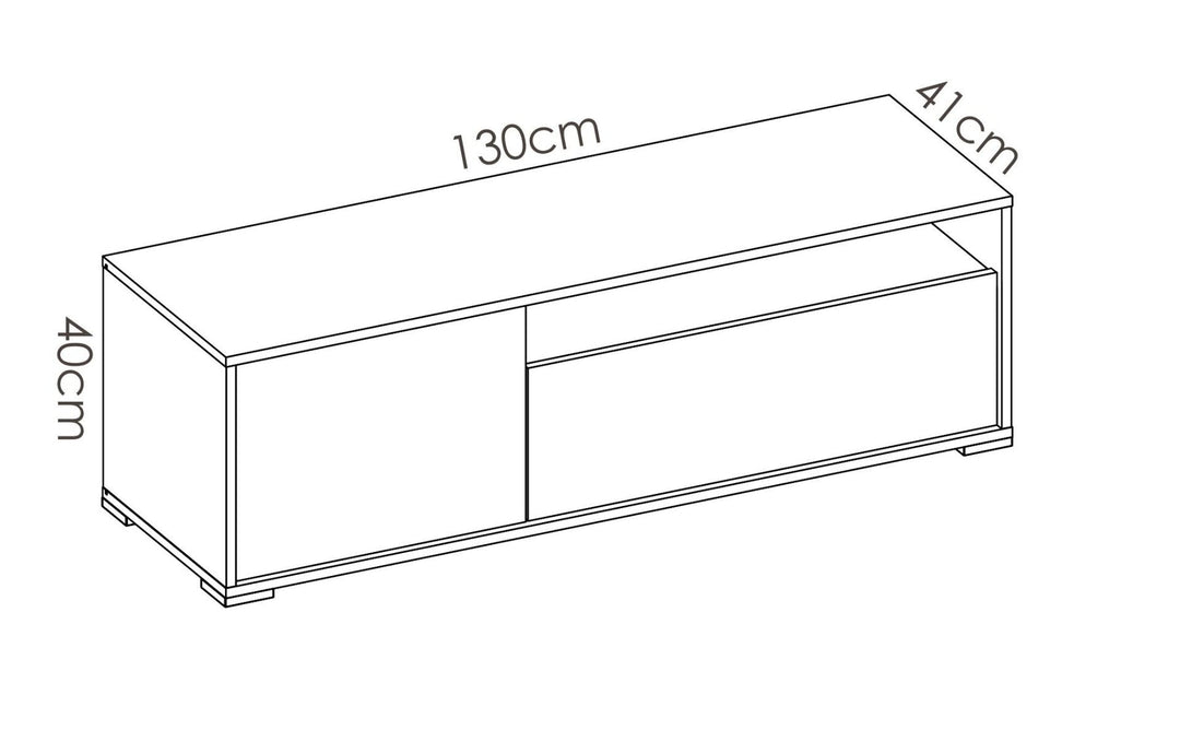 Mueble Bajo TV Oslo 2 Puertas