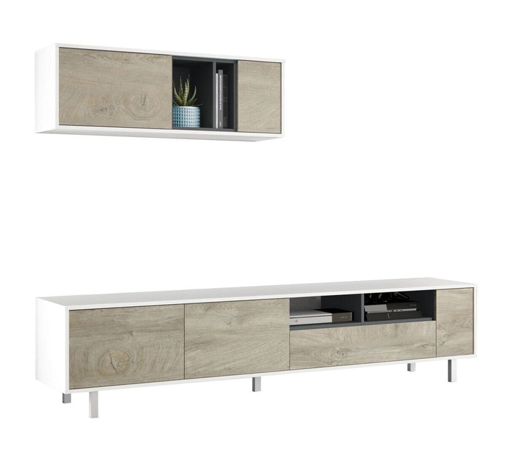 Mueble TV Ciara + Estante. Conjunto Muebles de Salon