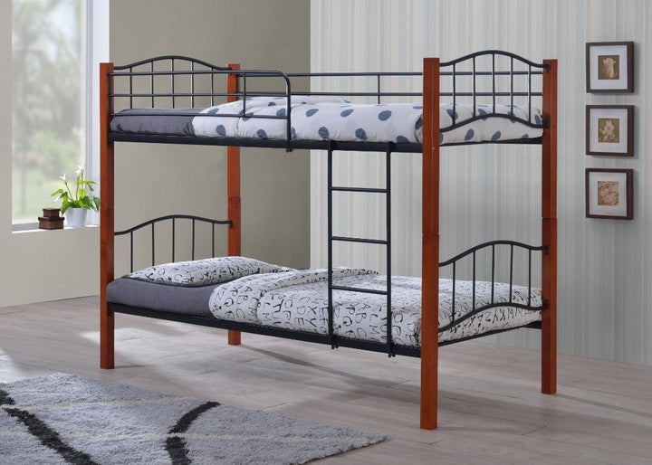 Litera Doble Cama 90cm Madera y Metal