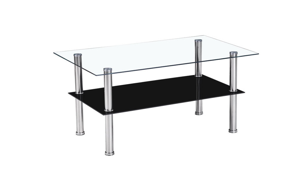 Mesa de Centro de Cristal Templado 2 Niveles