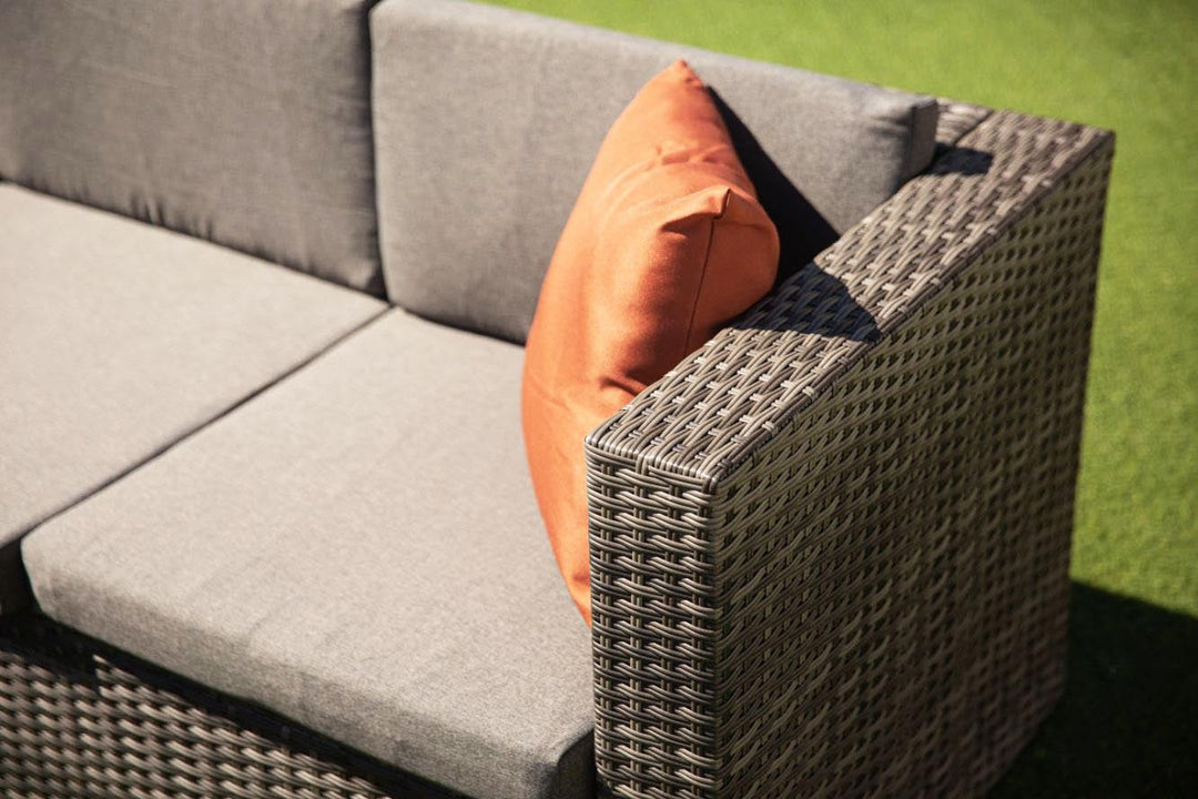 Sofa Rinconera de Ratan PE. Muebles de Jardin y Terraza