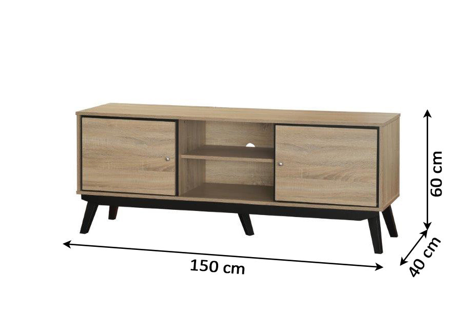 Mueble Bajo TV 2 Puertas DN