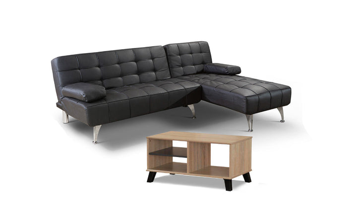 Sofa Cama Chaise Longue XS + Mesita de Centro DN