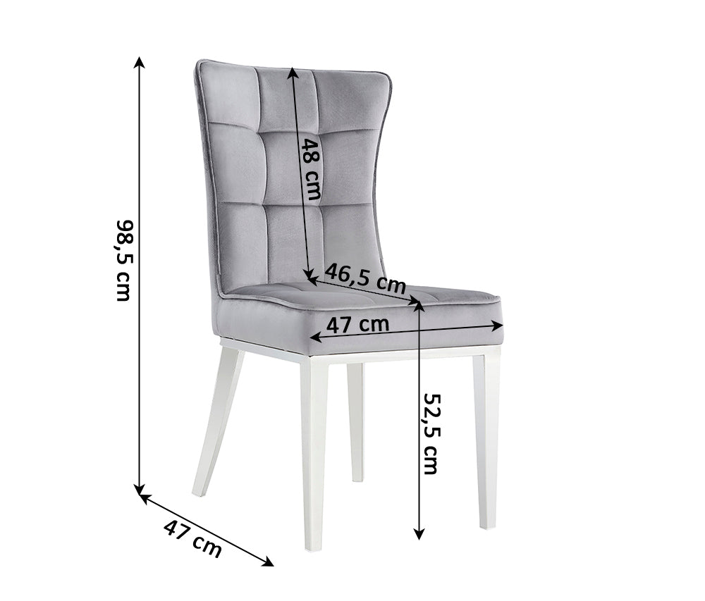 Silla de Comedor en Terciopelo Cody
