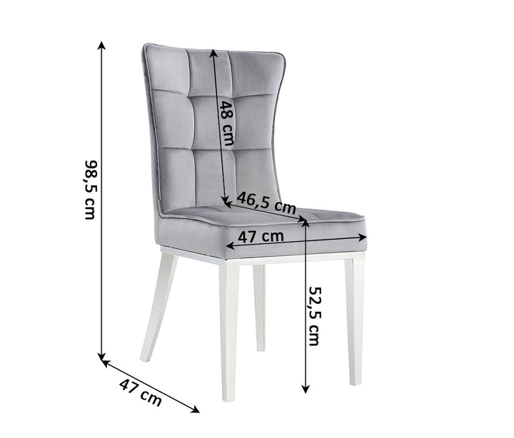 Silla de Comedor en Terciopelo Cody