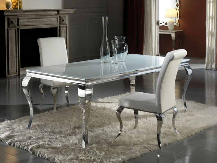 Mesa de Cristal Templado 160cm. Comedor o Cocina