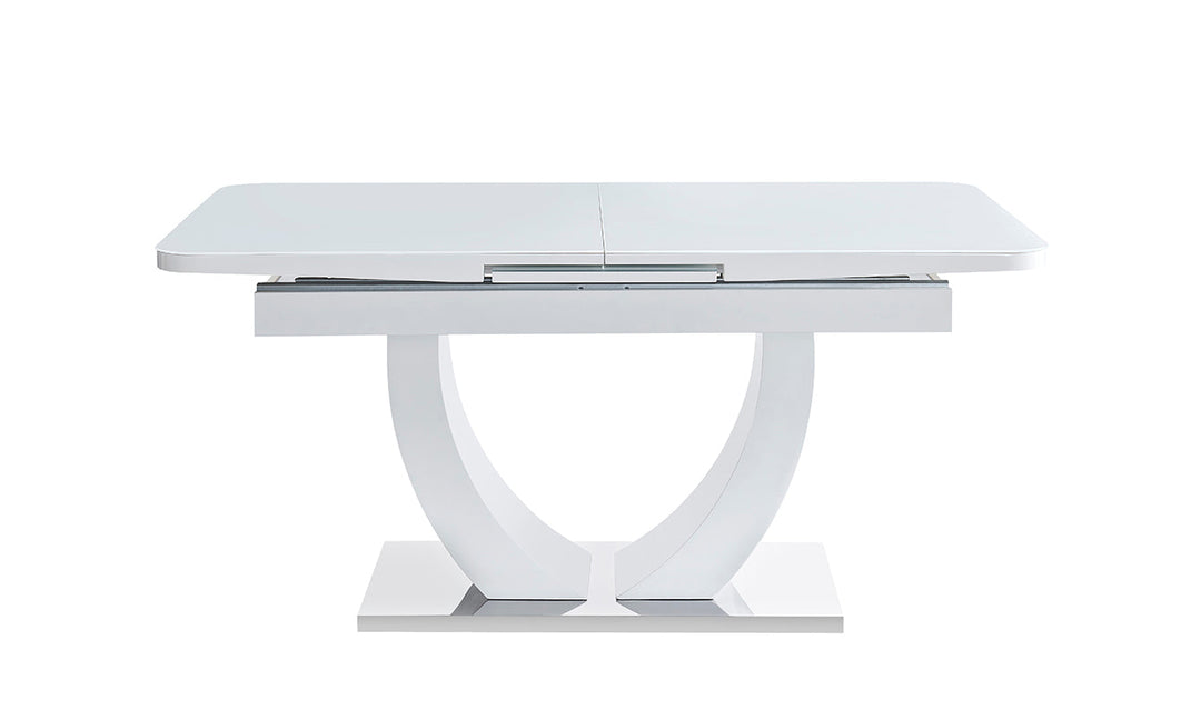 Mesa Extensible de Cristal Templado 160 a 200cm Nadia. Comedor o Cocina