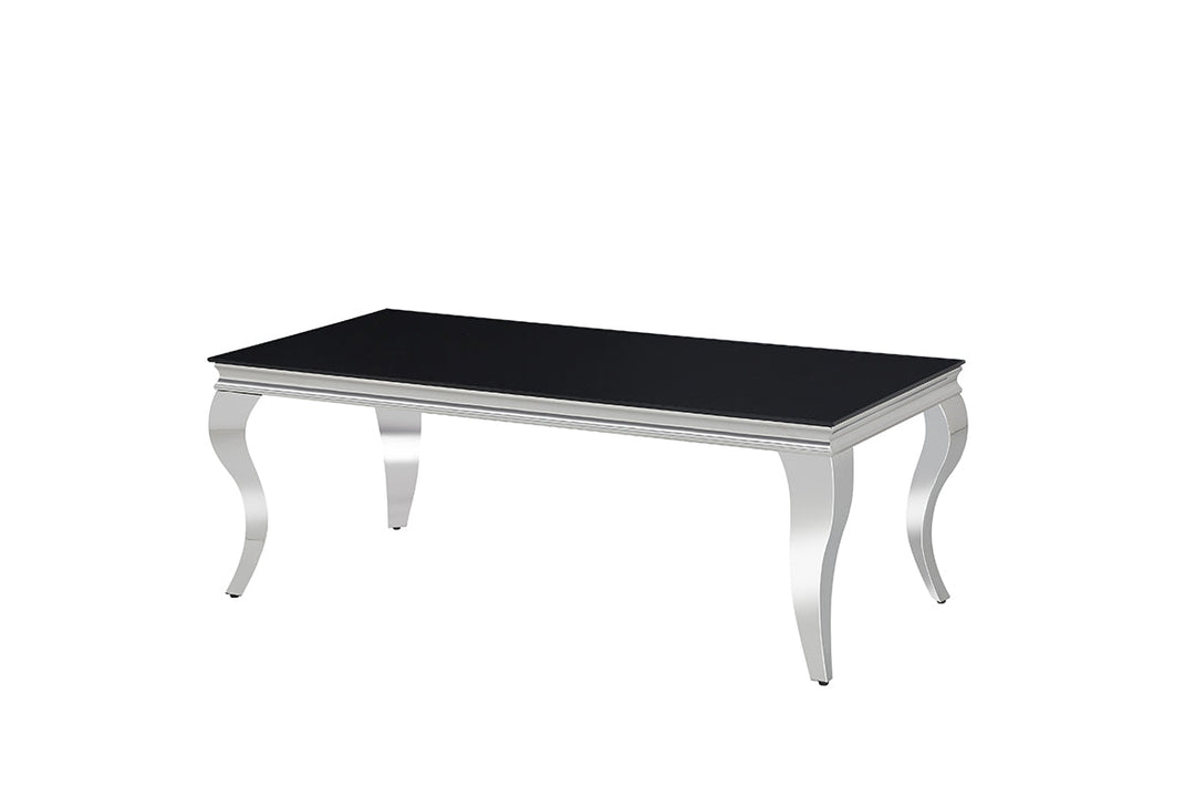 Mesa de Centro de Cristal Templado 120cm Vanguardia