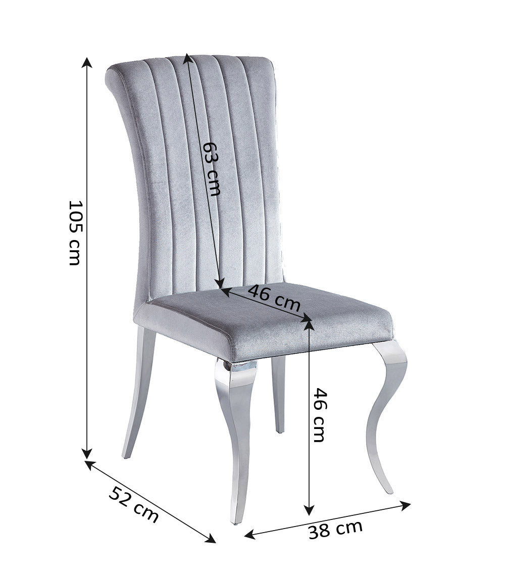 Silla de Comedor en Polipiel Rey