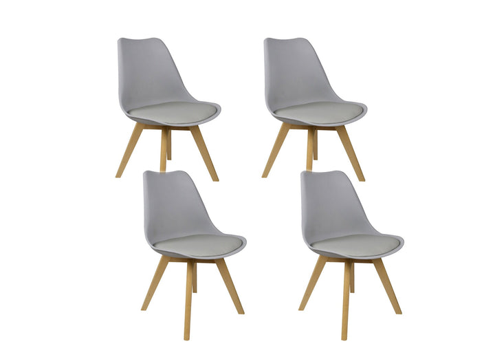 Silla Estilo Nordico (4 Unidades)