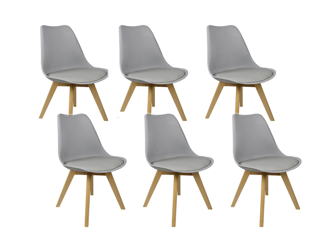 Silla Estilo Nordico (6 Unidades)