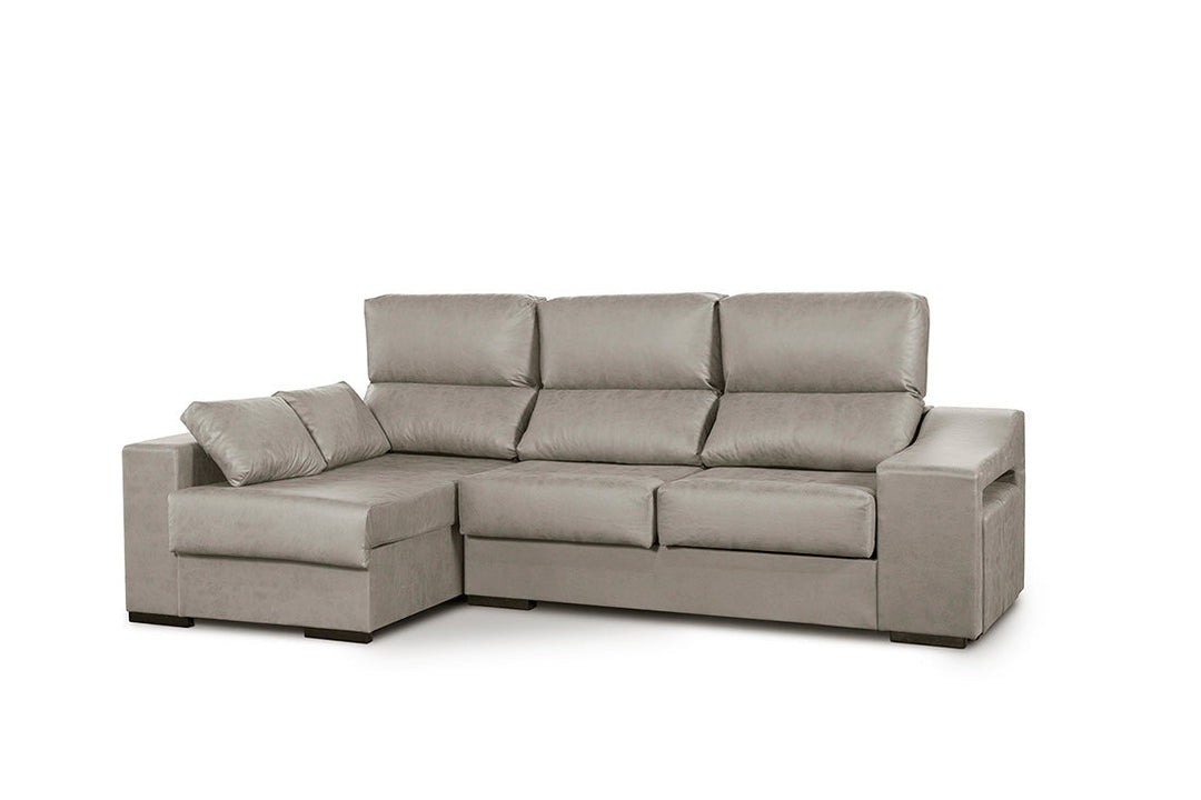 Sofa Chaise Longue Angelita con Arcon 265cm