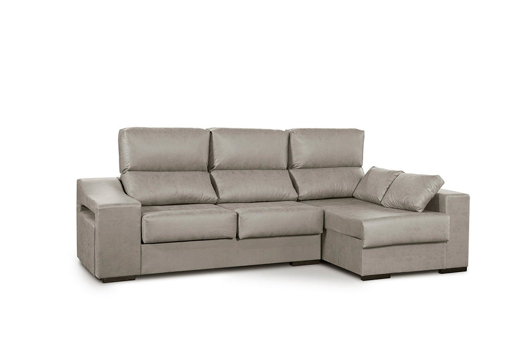 Sofa Chaise Longue Angelita con Arcon 265cm