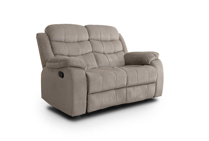 Sofa Reclinable Manual Houston 2 Plazas Marron