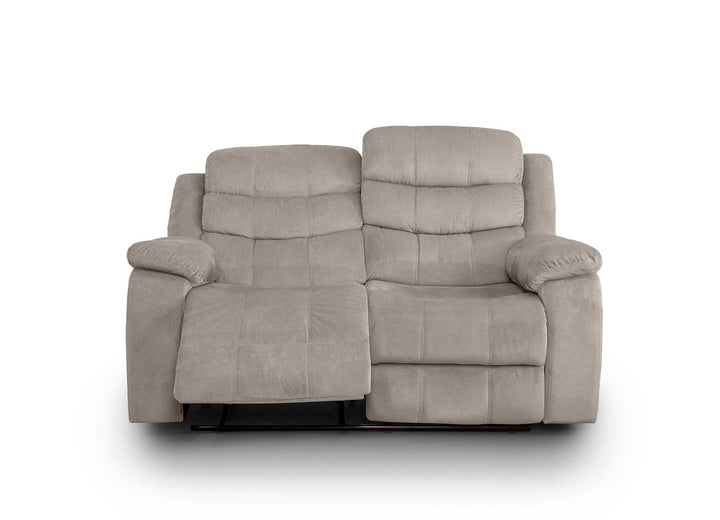 Sofa Reclinable Manual Houston 2 Plazas Marron