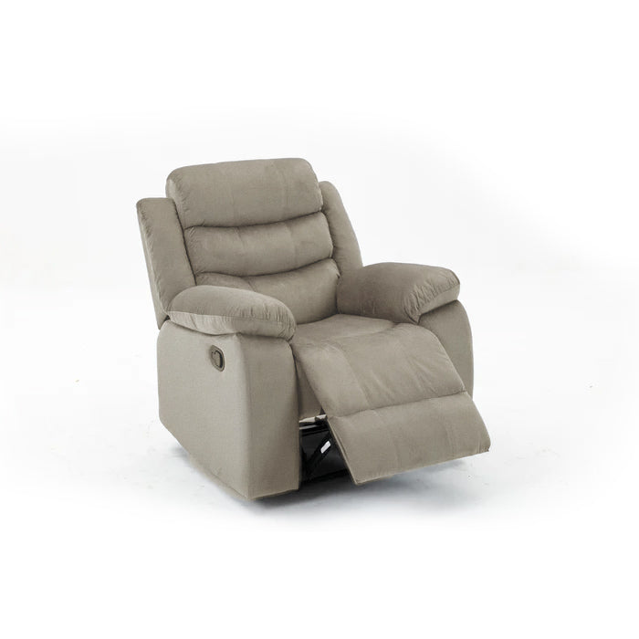 Sillon Reclinable Manual Houston 1 Plaza Marron