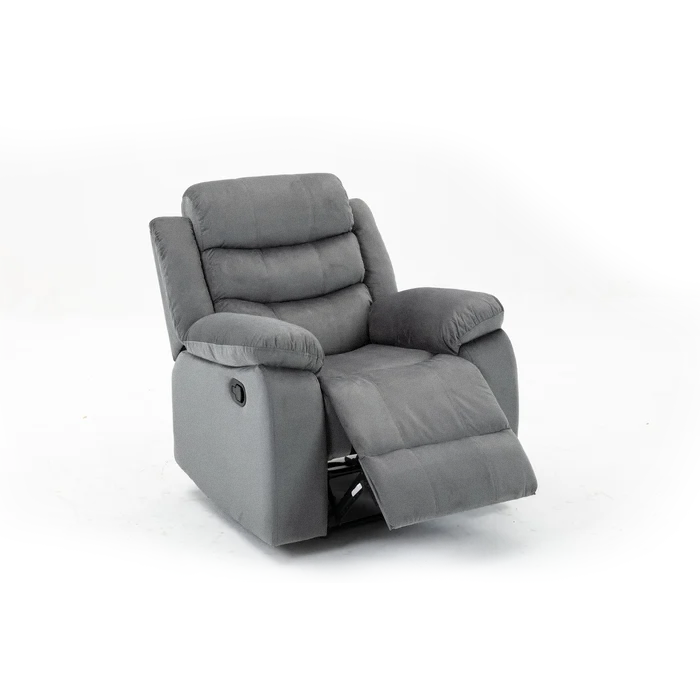 Sillon Reclinable Manual Houston 1 Plaza Gris